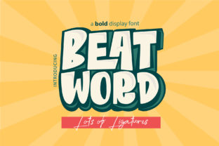Beat Word: A Fun and Friendly Display Font for Kids and Cartoons