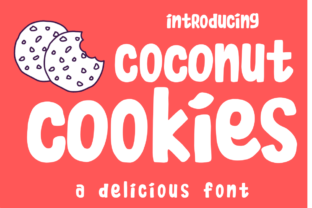 Coconut Cookies Font: Sweet Style for Creative Projects