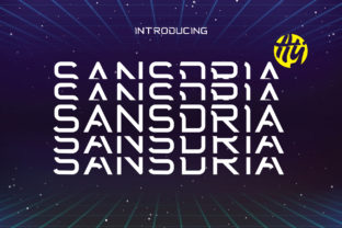 Discover Sandria: A Futuristic Font for Creative Expression