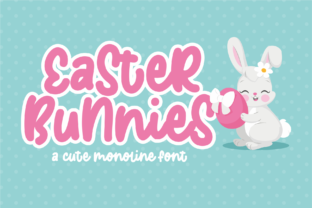 Easter Bunnies: A Bold Display Font for Creative Expression