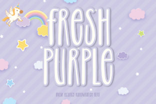 Fresh Purple Font