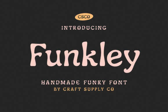 Funkley: A Stylish Display Font for Elegant Typography