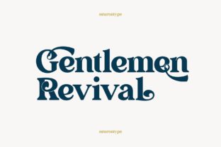Gentlemen Revival: A Sophisticated Display Font for Modern Branding and Creative Projects