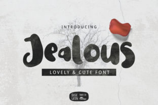 Jealous: A Bold Display Font That Captures the Spirit of Modern Design