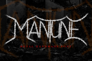 Mantune: A Bold Typeface for Death Metal Enthusiasts