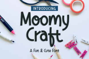 Moomycraft: A Font That Brings Playfulness and Authenticity to Your Creative Projects