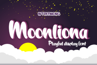 Moonliona: A Playful Display Font for Creative Expression