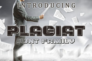 Plagiat: A Retro Font with a Modern Purpose