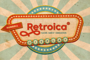 Retroica: A Playful Nostalgic Font for Modern Design
