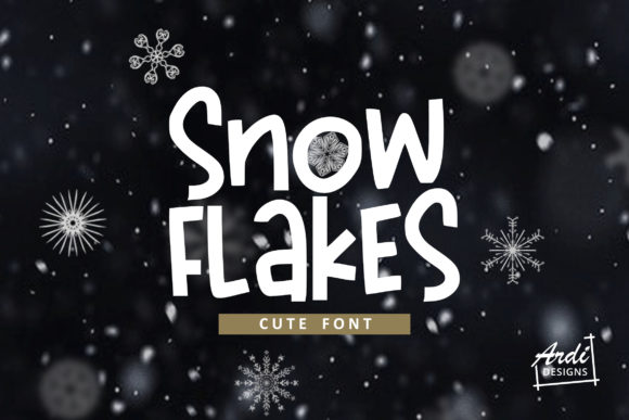 Snowflakes Font: A Versatile Choice for Any Design