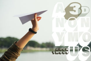 The Anonymous Font: A Unique 3D Design for Logos and Social Media