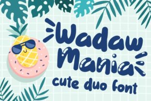 Wadaw Mania: A Versatile Display Font for Modern Design Needs