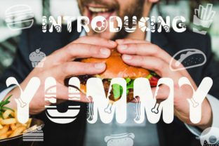Yummy: A Versatile Display Font for Food-Themed Design